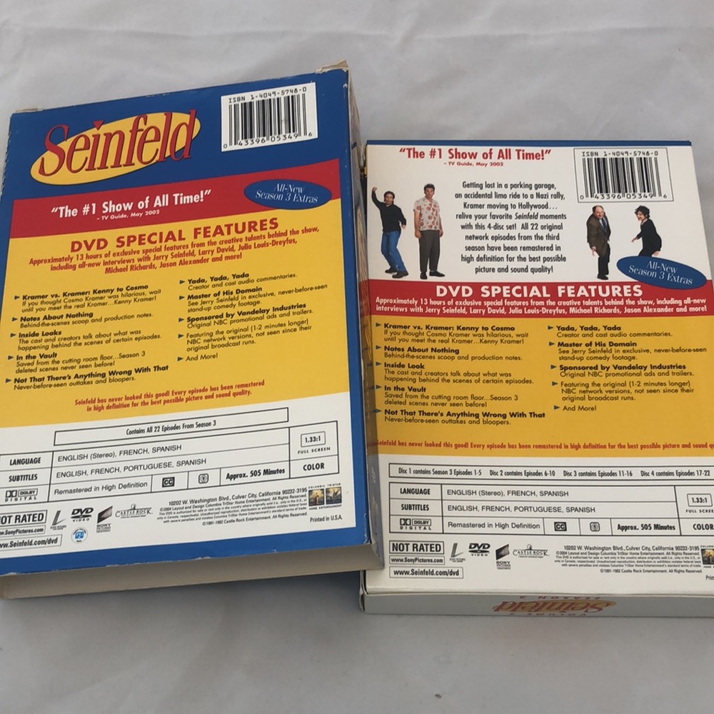 Seinfeld season 3, DVD set - Picture 2 of 8
